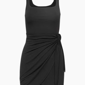 Aritzia Wilfred Saturn Mini Wrap Dress
